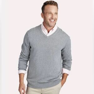 Men’s Vineyard Vines Sweater - Merino V Neck Saltwater Sweater - Size XL